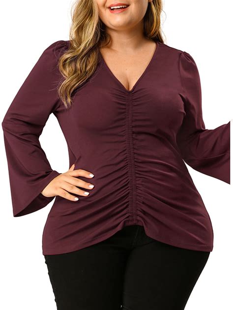 oversized blouses for plus women.